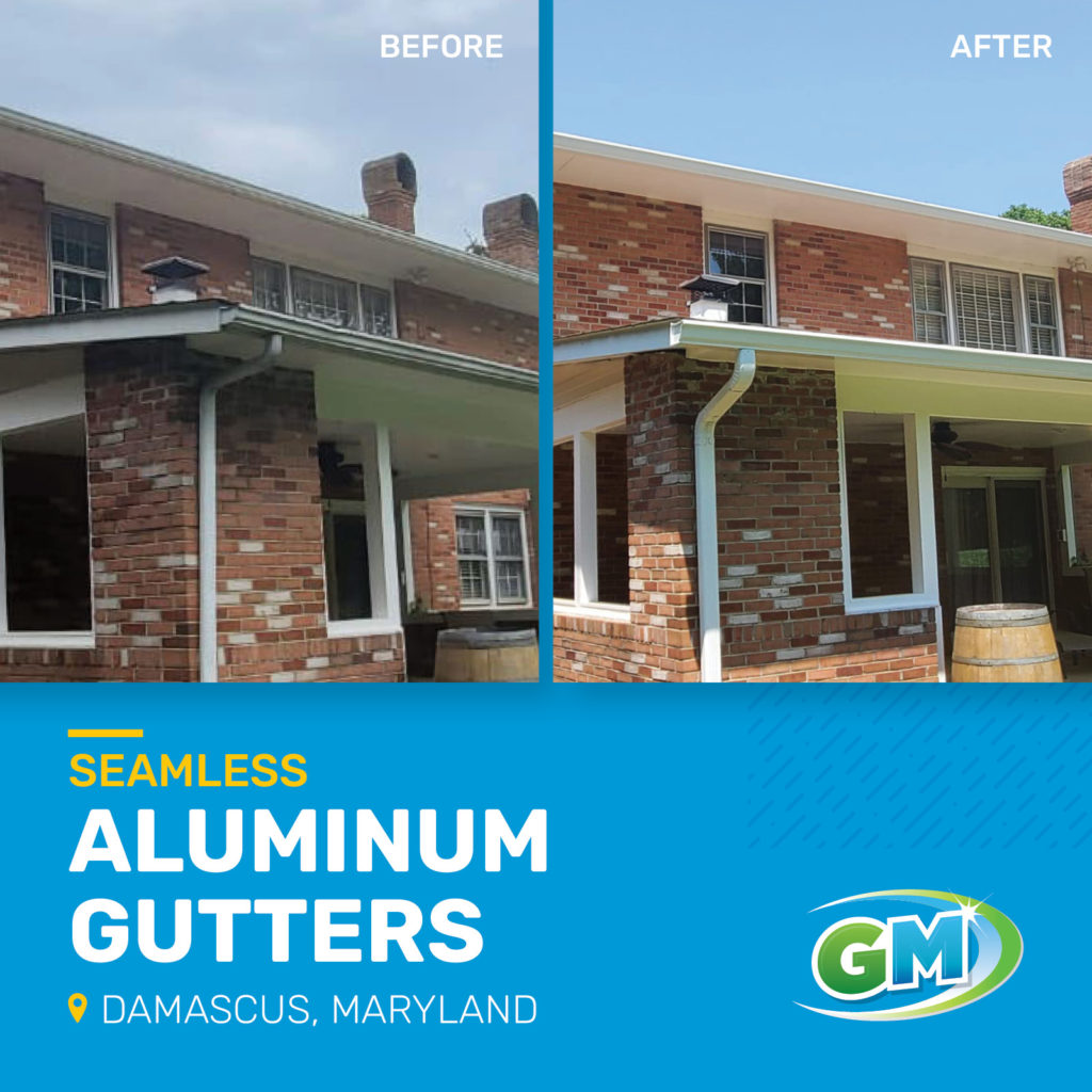Seamless Aluminum Gutter Install | Damascus, Maryland